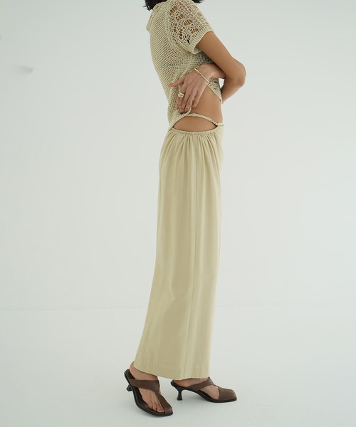 セール】WAIST GATHER HOLE SKIRT（スカート）｜CLANE（クラネ