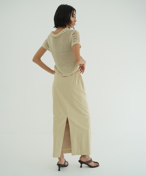 セール】WAIST GATHER HOLE SKIRT（スカート）｜CLANE（クラネ