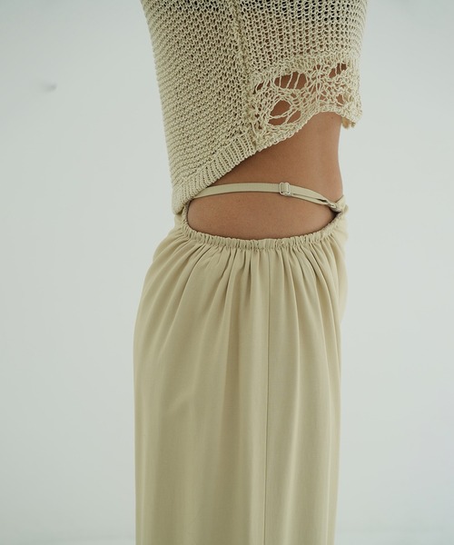 セール】WAIST GATHER HOLE SKIRT（スカート）｜CLANE（クラネ）の