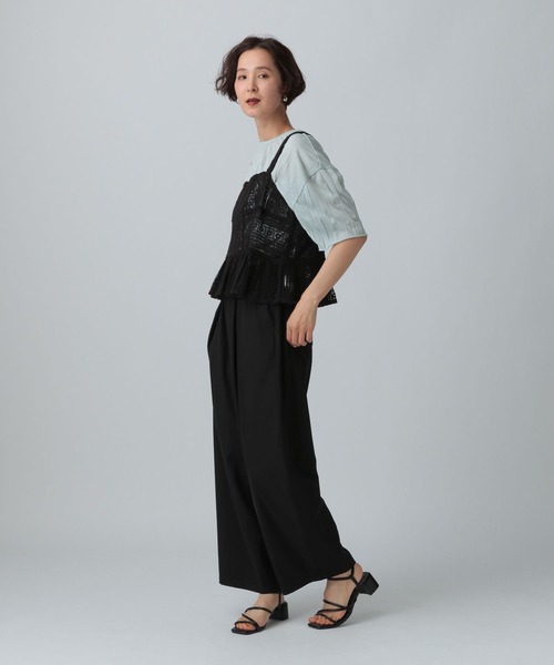 LEPSIM(レプシィム)の「ランダムプリーツT 451607(Tシャツ/カットソー・レディース・ブラック/オフホワイト/ブルー・FREE)」の20枚目の写真