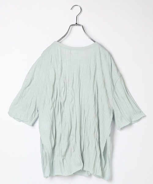 LEPSIM(レプシィム)の「ランダムプリーツT 451607(Tシャツ/カットソー・レディース・ブラック/オフホワイト/ブルー・FREE)」の18枚目の写真