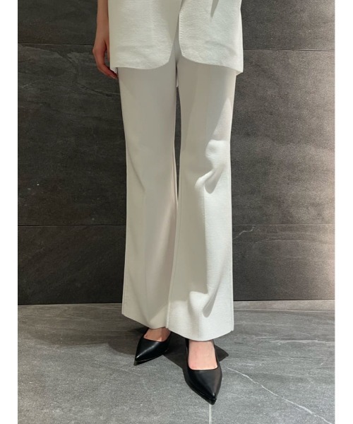 ESTNATION（エストネーション）の「ESTNATION / コットン ポリエステル フレアパンツ（その他パンツ・レディース・ブラック/ホワイト・36/38）」の19枚目の写真