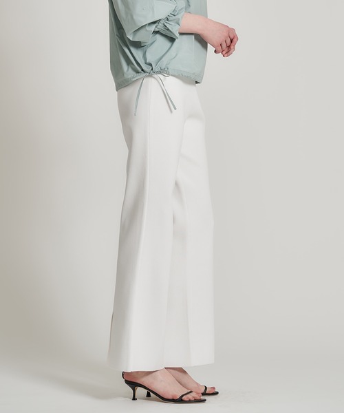 ESTNATION（エストネーション）の「ESTNATION / コットン ポリエステル フレアパンツ（その他パンツ・レディース・ブラック/ホワイト・36/38）」の16枚目の写真