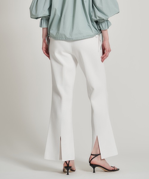 ESTNATION（エストネーション）の「ESTNATION / コットン ポリエステル フレアパンツ（その他パンツ・レディース・ブラック/ホワイト・36/38）」の17枚目の写真