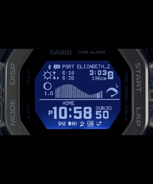 G-SHOCK（ジーショック）の「G-LIDE（Gライド） / スマートフォンリンク / GBX-100S-2JF（デジタル腕時計・メンズ・ブルー・FREE）」の6枚目の写真