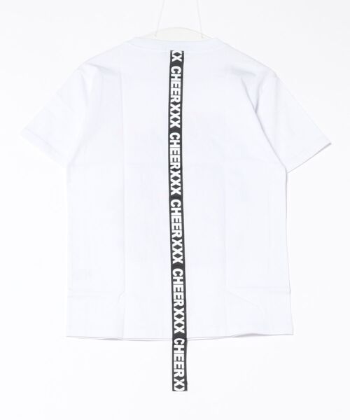 CHEER(チアー)の「発泡プリントメッセージBIGTEE(Tシャツ/カットソー・レディース・ホワイト/ブラック・S)」の13枚目の写真