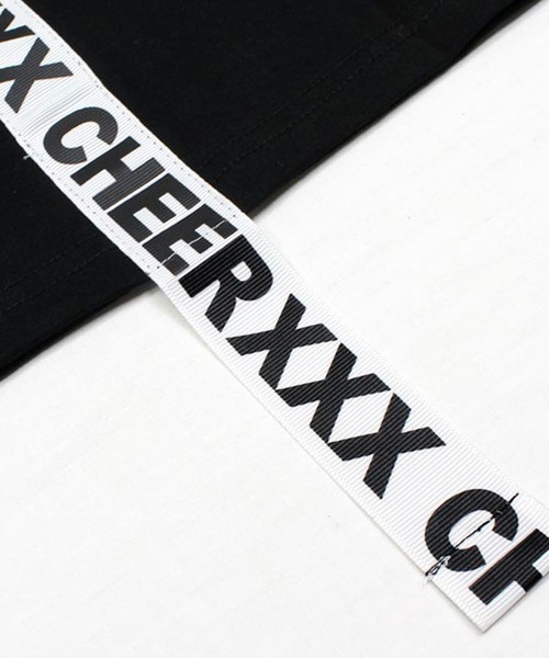 CHEER(チアー)の「発泡プリントメッセージBIGTEE(Tシャツ/カットソー・レディース・ホワイト/ブラック・S)」の12枚目の写真