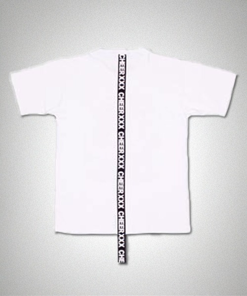 CHEER(チアー)の「発泡プリントメッセージBIGTEE(Tシャツ/カットソー・レディース・ホワイト/ブラック・S)」の7枚目の写真