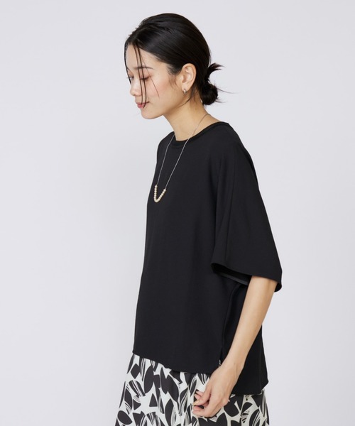 tシャツ 「吸汗速乾」ジョーゼットプルオーバー レディース 吸汗速乾】ジョーゼットプルオーバー（Tシャツ/カットソー