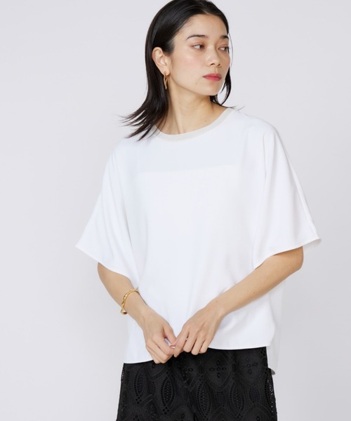 tシャツ ジョーゼット カットプルオーバー レディース 楽天市場】カット ジョーゼット オフショル デザイントップス