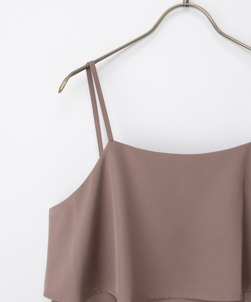 Honeys（ハニーズ）の「キャミワンピース（ワンピース・レディース・グレイッシュベージュ/ブラック/モカ・M/LL/L/3L/S）」の16枚目の写真