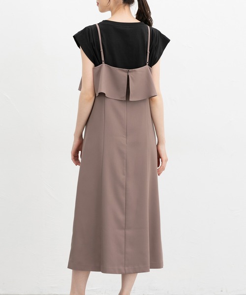 Honeys（ハニーズ）の「キャミワンピース（ワンピース・レディース・グレイッシュベージュ/ブラック/モカ・M/LL/L/3L/S）」の19枚目の写真