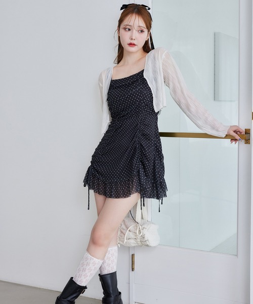 one after another NICE CLAUP(ワンアフターアナザーナイスクラップ)の「ドロストアソートチュニック(シャツ/ブラウス・レディース・ブラック系その他/ホワイト/ブラウン系その他/オフホワイト・FREE)」の19枚目の写真