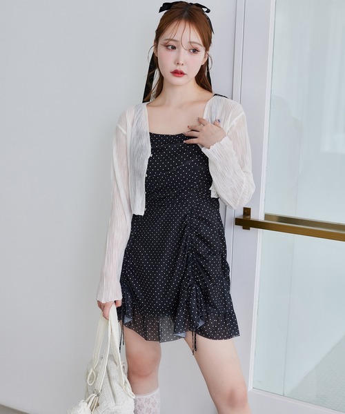 one after another NICE CLAUP(ワンアフターアナザーナイスクラップ)の「ドロストアソートチュニック(シャツ/ブラウス・レディース・ブラック系その他/ホワイト/ブラウン系その他/オフホワイト・FREE)」の20枚目の写真