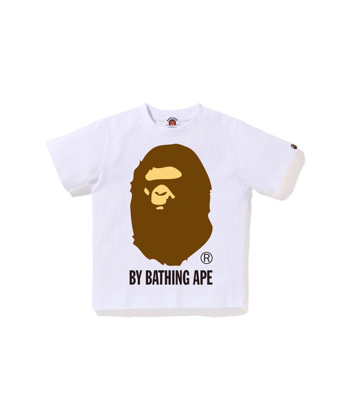 A BATHING APE（アベイシングエイプ）の「BY BATHING APE TEE（Tシャツ/カットソー・キッズ・レッド/ホワイト/ブラック・130/120/110/140/90/100）」の2枚目の写真