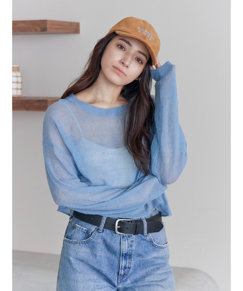 モヘヤ混シアーニット（ニット/セーター）｜Ungrid（アングリッド）の