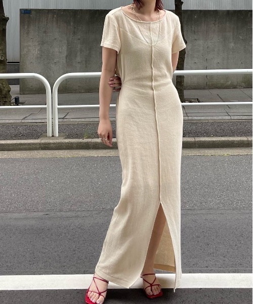 【福袋セール】 MEDI DRESS（ワンピース）｜Ameri（アメリ）の MESH COTTON 2WAY ワンピース