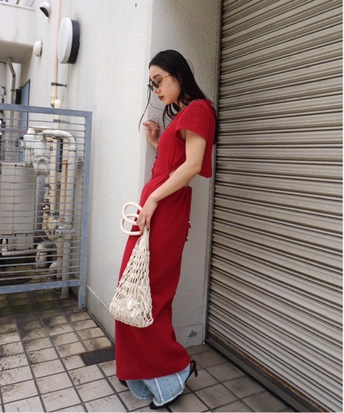 アメリビンテージ　MEDI 2WAY COTTON MESH DRESS MEDI 2WAY COTTON MESH DRESS（ワンピース）｜Ameri（アメリ）の