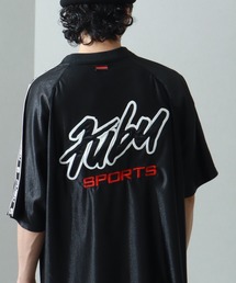 FUBU( tu)́yFUBU/tuzLOGO TAPE GAME SHIRT/Se[vQ[Vc(TVc/Jbg\[)