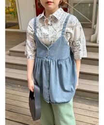 SM2 | デニム前後2WAYビスチェ(シャツ/ブラウス)
