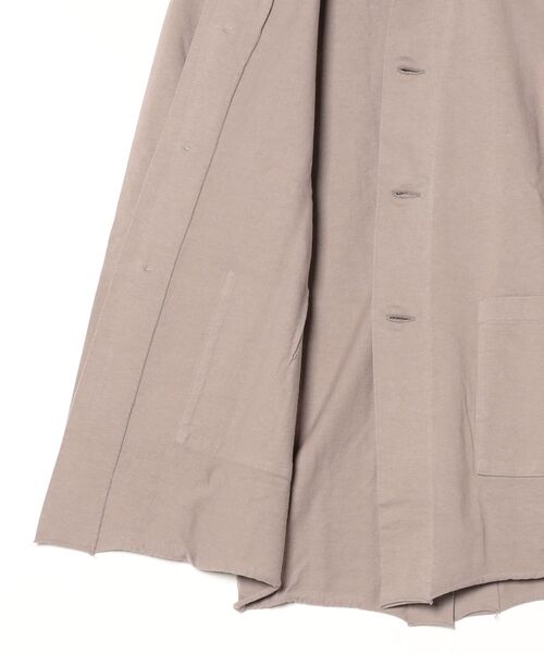 FLISTFIA(フリストフィア)の「FLISTFIA/フリストフィア Short Coat コート 秋服 冬服(ステンカラーコート・メンズ・ダークネイビー/グレイッシュベージュ・3/2)」の12枚目の写真