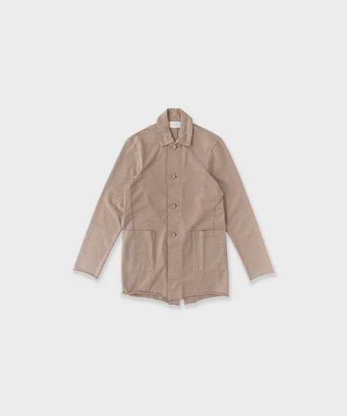 FLISTFIA(フリストフィア)の「FLISTFIA/フリストフィア Short Coat コート 秋服 冬服(ステンカラーコート・メンズ・ダークネイビー/グレイッシュベージュ・3/2)」の1枚目の写真