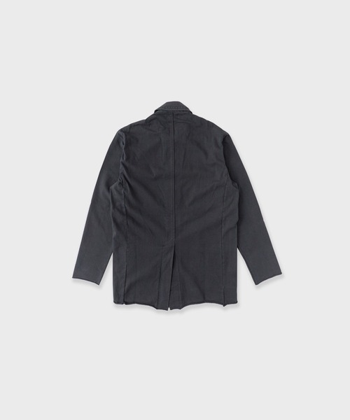 FLISTFIA(フリストフィア)の「FLISTFIA/フリストフィア Short Coat コート 秋服 冬服(ステンカラーコート・メンズ・ダークネイビー/グレイッシュベージュ・3/2)」の3枚目の写真