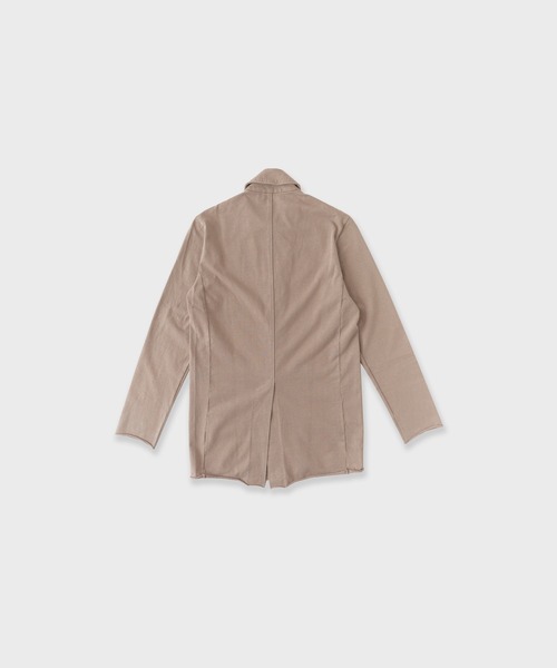 FLISTFIA(フリストフィア)の「FLISTFIA/フリストフィア Short Coat コート 秋服 冬服(ステンカラーコート・メンズ・ダークネイビー/グレイッシュベージュ・3/2)」の4枚目の写真