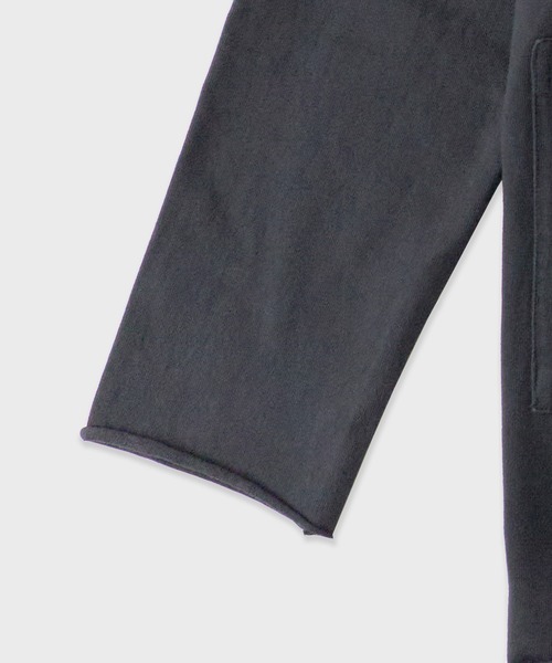 FLISTFIA(フリストフィア)の「FLISTFIA/フリストフィア Short Coat コート 秋服 冬服(ステンカラーコート・メンズ・ダークネイビー/グレイッシュベージュ・3/2)」の8枚目の写真