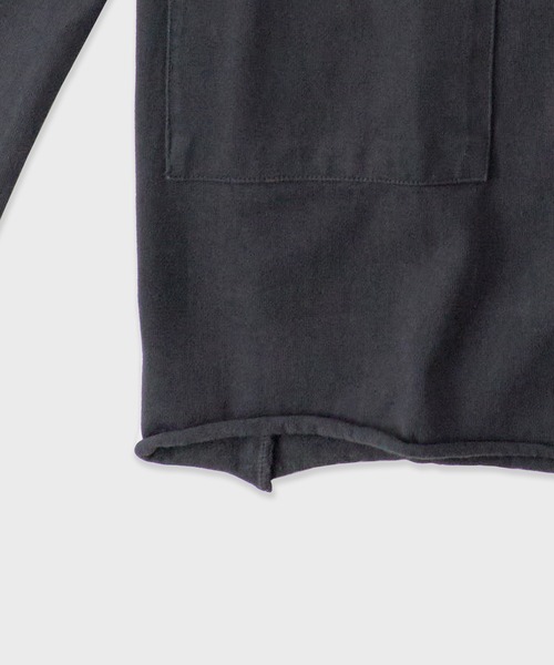 FLISTFIA(フリストフィア)の「FLISTFIA/フリストフィア Short Coat コート 秋服 冬服(ステンカラーコート・メンズ・ダークネイビー/グレイッシュベージュ・3/2)」の9枚目の写真