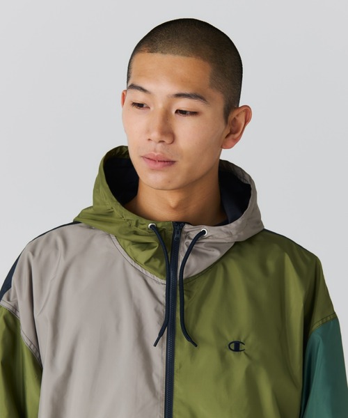 Champion（チャンピオン）の「【Champion/チャンピオン】メンズ フーデッドアノラックジャケット（その他アウター・メンズ・ネイビー/ブラウン・X-LARGE/LARGE/MEDIUM/SMALL）」の7枚目の写真