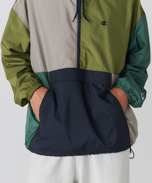 Champion（チャンピオン）の「【Champion/チャンピオン】メンズ フーデッドアノラックジャケット（その他アウター・メンズ・ネイビー/ブラウン・X-LARGE/LARGE/MEDIUM/SMALL）」の8枚目の写真