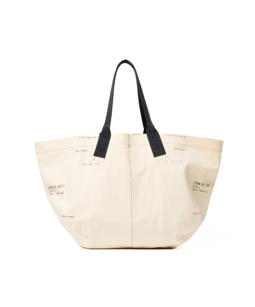 uniform experiment（ユニフォームエクスペリメント）の「MAP-OUT TOTE BAG（トートバッグ・メンズ・アイボリー/ブラック・FREE）」の10枚目の写真