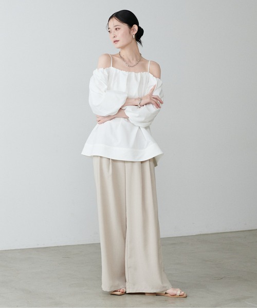 ブラウス シャツ 「LARUTA」ボリュームバルーン袖ブラウス レディース ボリュームバルーン袖ブラウス | LARUTA(ラルータ)レディース