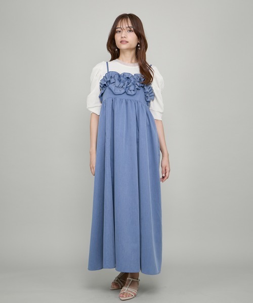 QUEENS COURT（クイーンズコート）の「サーマルカットタックスリーブトップス≪手洗い可能≫（Tシャツ/カットソー・レディース・ブラック/オフホワイト・M）」の8枚目の写真