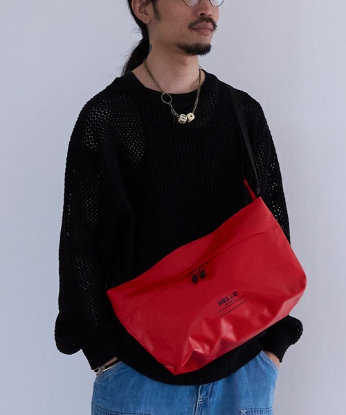 1/2 HALF(ニブンノイチハーフ)の「1/2HALF TARPOLIN MESSENGER Msize(メッセンジャーバッグ・メンズ・イエロー/オレンジ/レッド/ホワイト/ブルー/ブラック/エメラルド/オリーブ・FREE)」の7枚目の写真