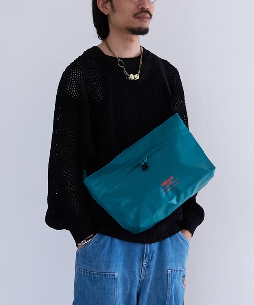 1/2 HALF(ニブンノイチハーフ)の「1/2HALF TARPOLIN MESSENGER Msize(メッセンジャーバッグ・メンズ・イエロー/オレンジ/レッド/ホワイト/ブルー/ブラック/エメラルド/オリーブ・FREE)」の4枚目の写真
