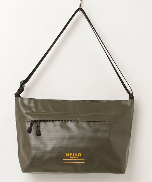 1/2 HALF(ニブンノイチハーフ)の「1/2HALF TARPOLIN MESSENGER Msize(メッセンジャーバッグ・メンズ・イエロー/オレンジ/レッド/ホワイト/ブルー/ブラック/エメラルド/オリーブ・FREE)」の12枚目の写真
