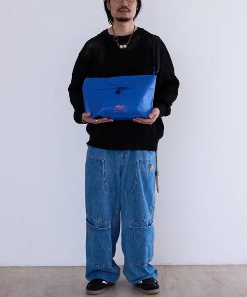 1/2 HALF(ニブンノイチハーフ)の「1/2HALF TARPOLIN MESSENGER Msize(メッセンジャーバッグ・メンズ・イエロー/オレンジ/レッド/ホワイト/ブルー/ブラック/エメラルド/オリーブ・FREE)」の16枚目の写真