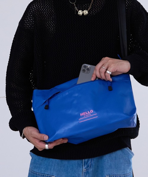 1/2 HALF(ニブンノイチハーフ)の「1/2HALF TARPOLIN MESSENGER Msize(メッセンジャーバッグ・メンズ・イエロー/オレンジ/レッド/ホワイト/ブルー/ブラック/エメラルド/オリーブ・FREE)」の17枚目の写真