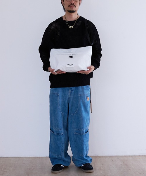 1/2 HALF(ニブンノイチハーフ)の「1/2HALF TARPOLIN MESSENGER Msize(メッセンジャーバッグ・メンズ・イエロー/オレンジ/レッド/ホワイト/ブルー/ブラック/エメラルド/オリーブ・FREE)」の20枚目の写真