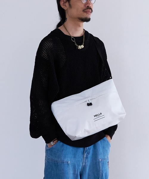1/2 HALF(ニブンノイチハーフ)の「1/2HALF TARPOLIN MESSENGER Msize(メッセンジャーバッグ・メンズ・イエロー/オレンジ/レッド/ホワイト/ブルー/ブラック/エメラルド/オリーブ・FREE)」の19枚目の写真