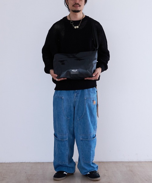 1/2 HALF(ニブンノイチハーフ)の「1/2HALF TARPOLIN MESSENGER Msize(メッセンジャーバッグ・メンズ・イエロー/オレンジ/レッド/ホワイト/ブルー/ブラック/エメラルド/オリーブ・FREE)」の22枚目の写真