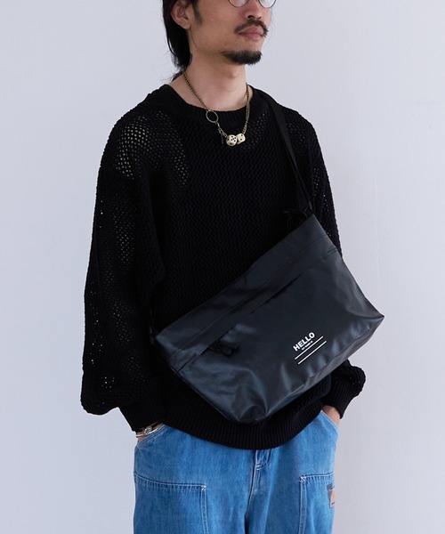 1/2 HALF(ニブンノイチハーフ)の「1/2HALF TARPOLIN MESSENGER Msize(メッセンジャーバッグ・メンズ・イエロー/オレンジ/レッド/ホワイト/ブルー/ブラック/エメラルド/オリーブ・FREE)」の21枚目の写真