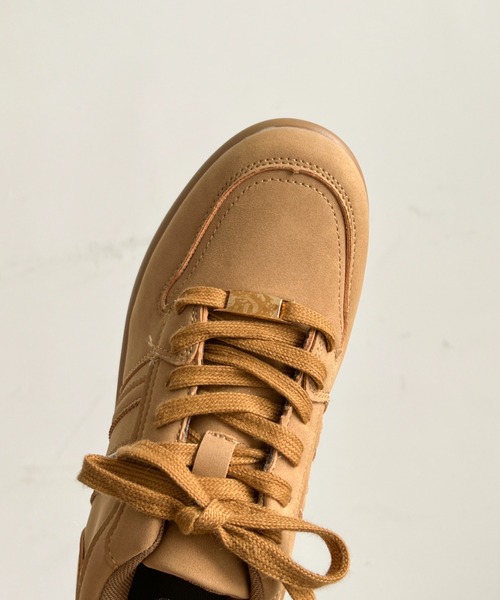Shoes in Closet(シューズインクローゼット)の「☆かわいく盛れる +9.0㎝ 軽量 厚底 スタイルアップソール ダブルライン スニーカー 5857(スニーカー・レディース・ホワイト/ブラック/キャメル/グレー/ダークブラウン・M/S/LL/L)」の14枚目の写真