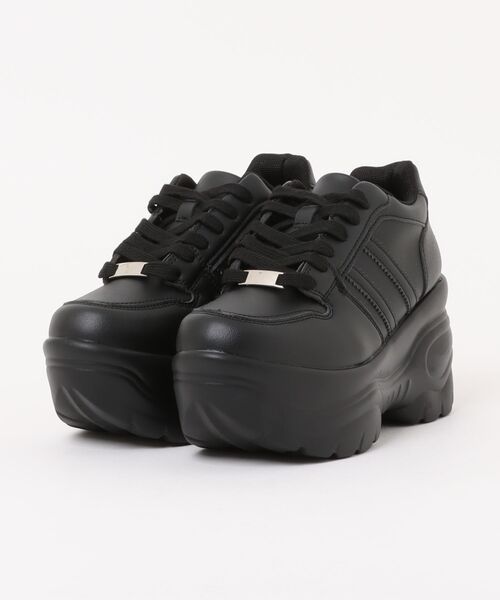 Shoes in Closet(シューズインクローゼット)の「☆かわいく盛れる +9.0㎝ 軽量 厚底 スタイルアップソール ダブルライン スニーカー 5857(スニーカー・レディース・ホワイト/ブラック/キャメル/グレー/ダークブラウン・M/S/LL/L)」の20枚目の写真