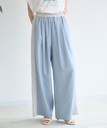 【KATHARINE ROSS】サイドラインワイドパンツ