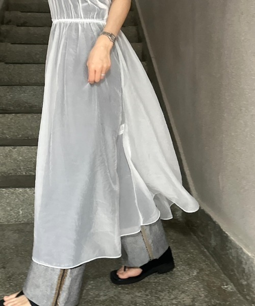 FREE STYLISTS(フリー スタイリスト)の「YUGA_YGMC See-through layered dress(ワンピース・レディース・ホワイト/オフホワイト・FREE)」の21枚目の写真