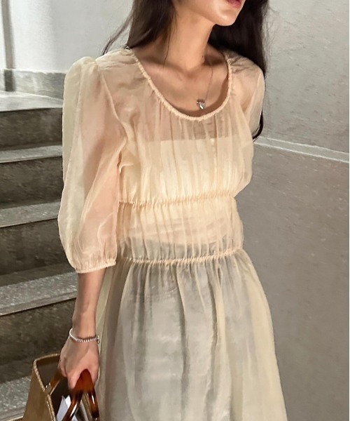 FREE STYLISTS(フリー スタイリスト)の「YUGA_YGMC See-through layered dress(ワンピース・レディース・ホワイト/オフホワイト・FREE)」の18枚目の写真