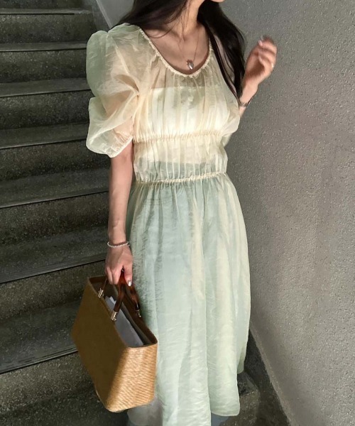 FREE STYLISTS(フリー スタイリスト)の「YUGA_YGMC See-through layered dress(ワンピース・レディース・ホワイト/オフホワイト・FREE)」の7枚目の写真